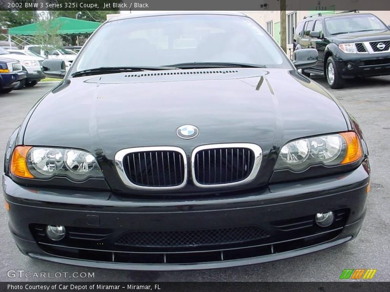 Jet Black / Black 2002 BMW 3 Series 325i Coupe