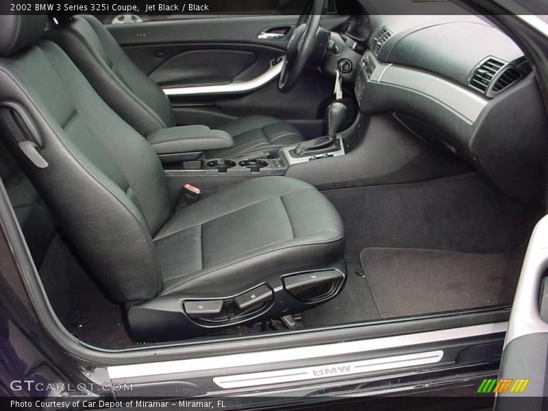 Jet Black / Black 2002 BMW 3 Series 325i Coupe