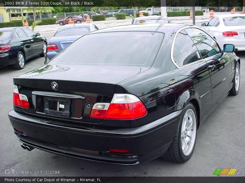 Jet Black / Black 2003 BMW 3 Series 330i Coupe