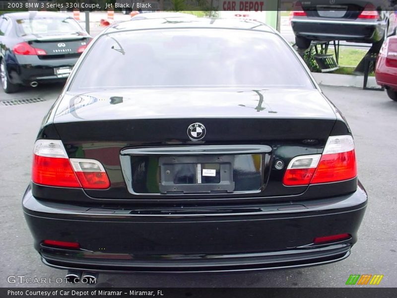 Jet Black / Black 2003 BMW 3 Series 330i Coupe