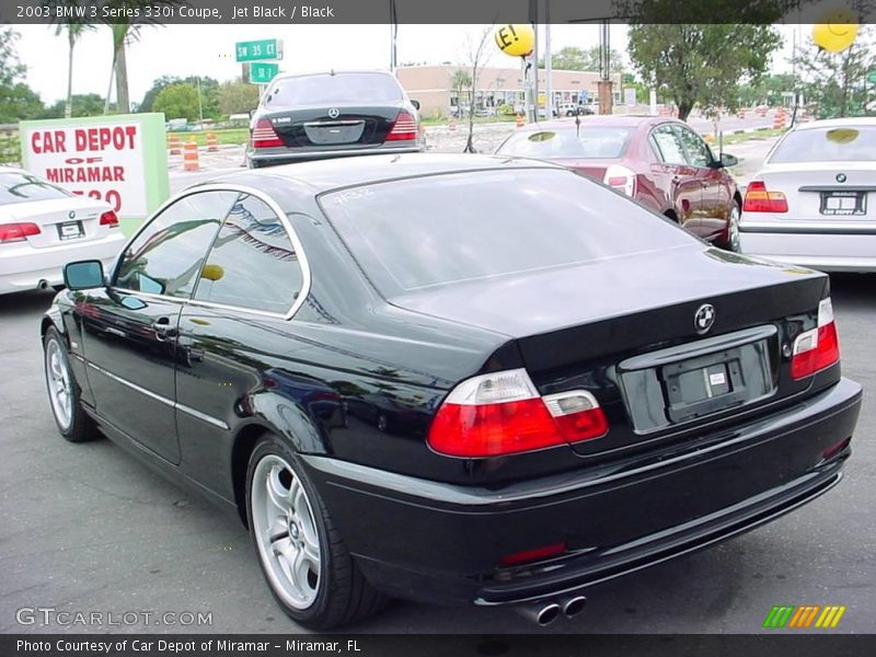 Jet Black / Black 2003 BMW 3 Series 330i Coupe