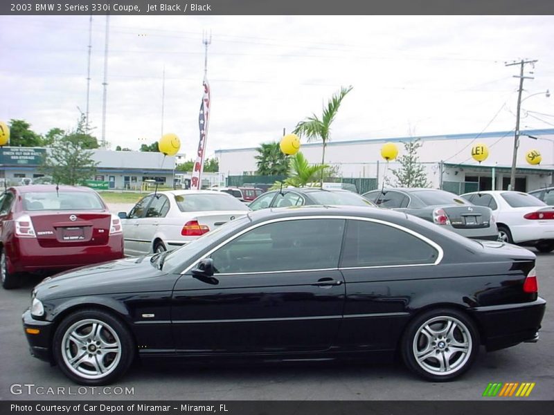Jet Black / Black 2003 BMW 3 Series 330i Coupe