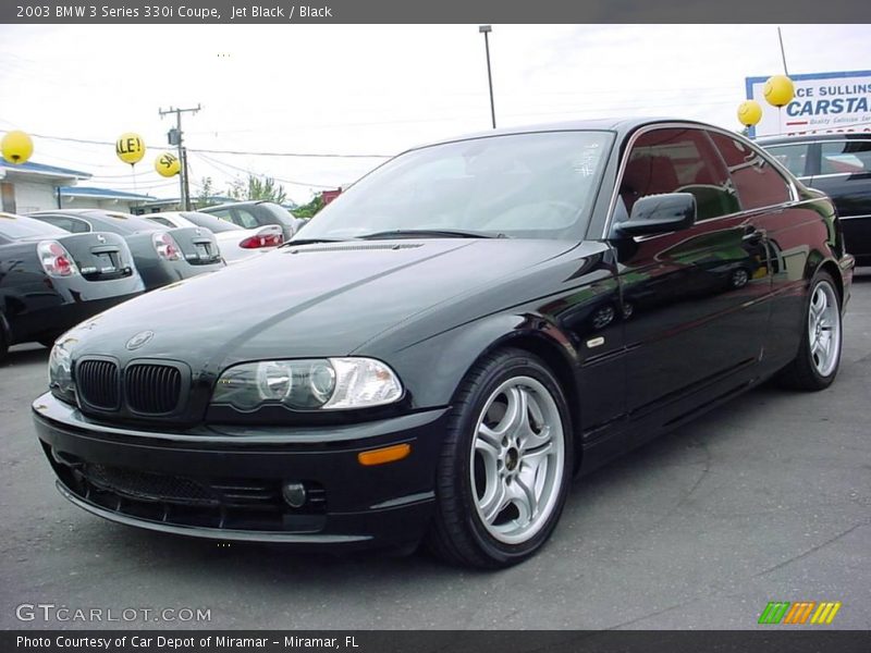 Jet Black / Black 2003 BMW 3 Series 330i Coupe