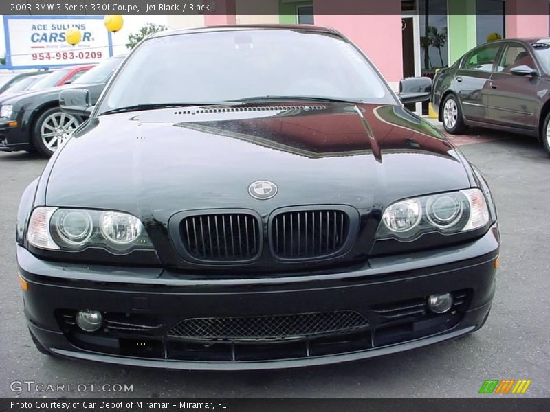 Jet Black / Black 2003 BMW 3 Series 330i Coupe