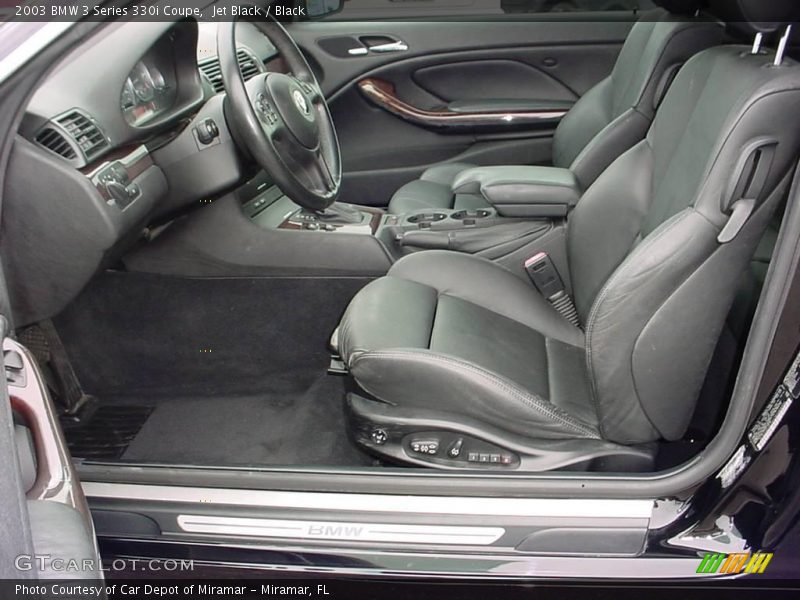 Jet Black / Black 2003 BMW 3 Series 330i Coupe