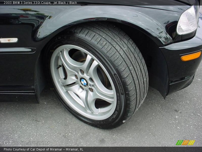 Jet Black / Black 2003 BMW 3 Series 330i Coupe