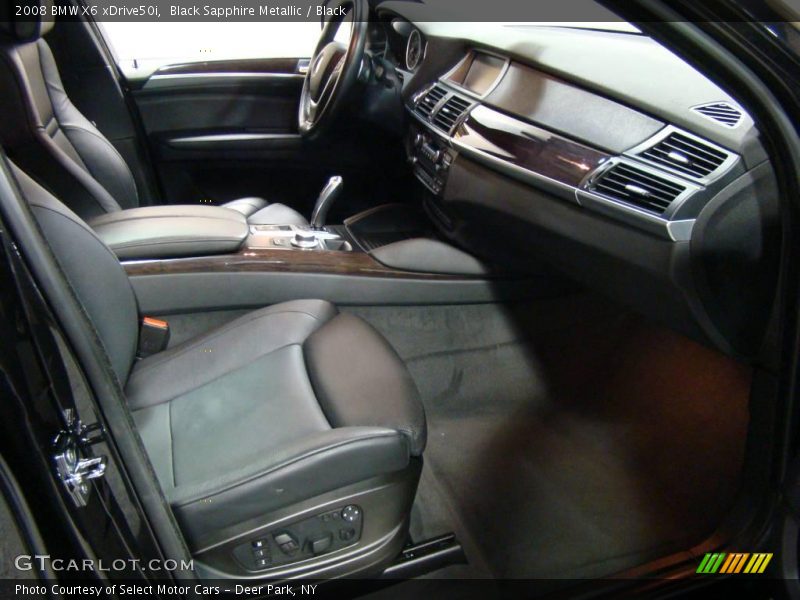 Black Sapphire Metallic / Black 2008 BMW X6 xDrive50i