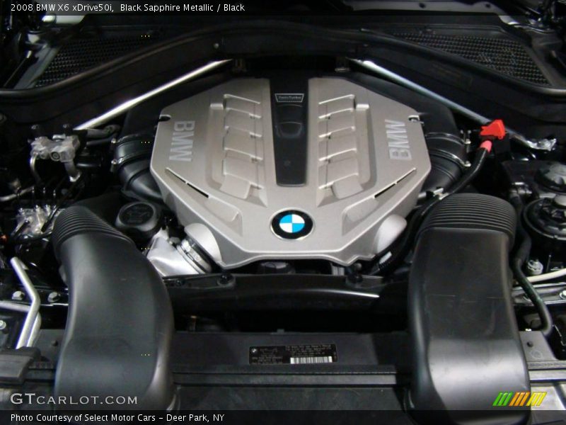  2008 X6 xDrive50i Engine - 4.4 Liter Twin-Turbocharged DOHC 32-Valve VVT V8