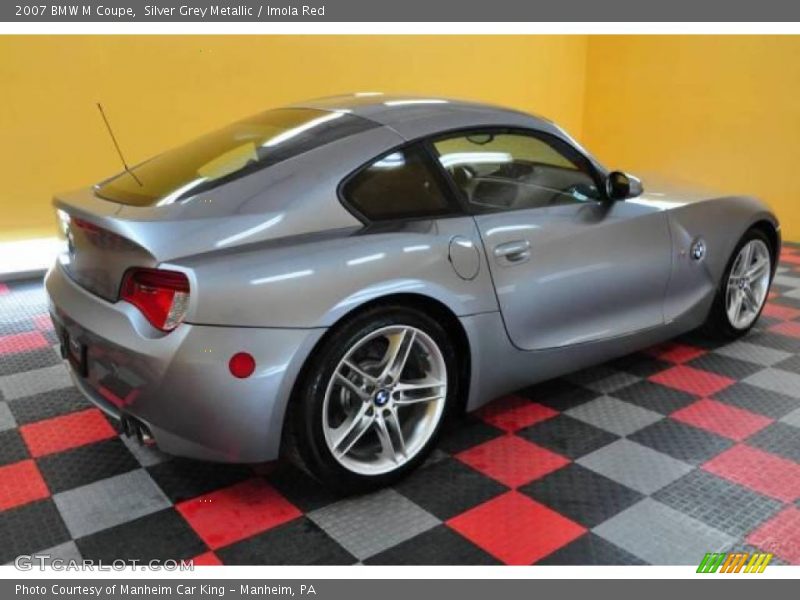 Silver Grey Metallic / Imola Red 2007 BMW M Coupe