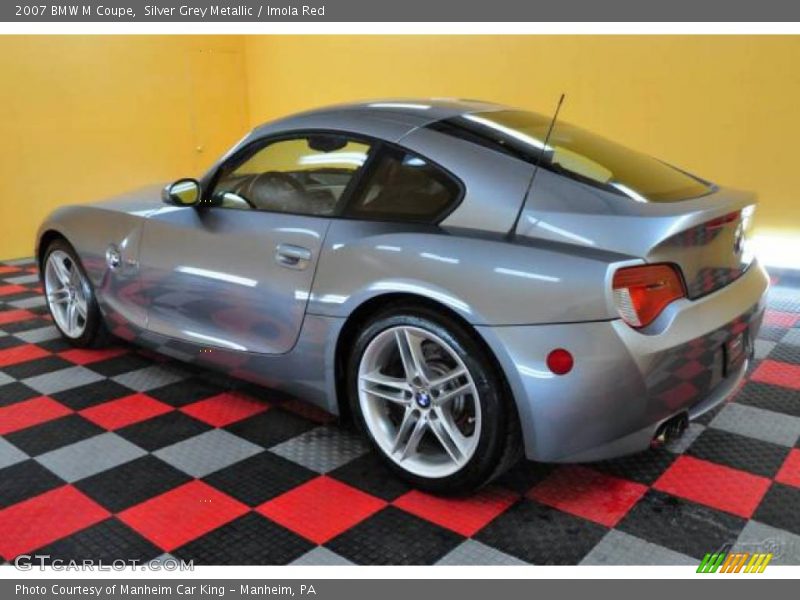 Silver Grey Metallic / Imola Red 2007 BMW M Coupe