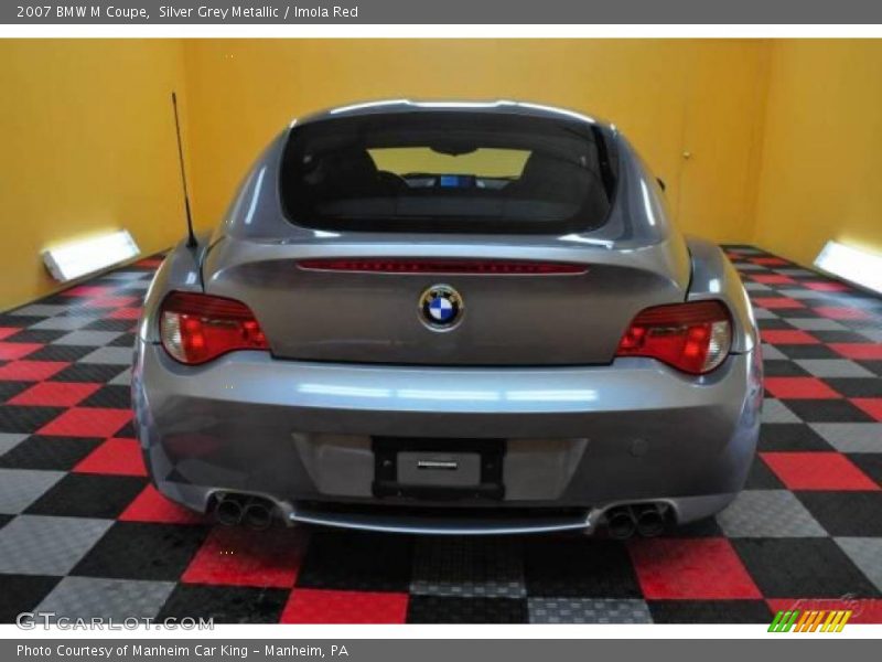 Silver Grey Metallic / Imola Red 2007 BMW M Coupe