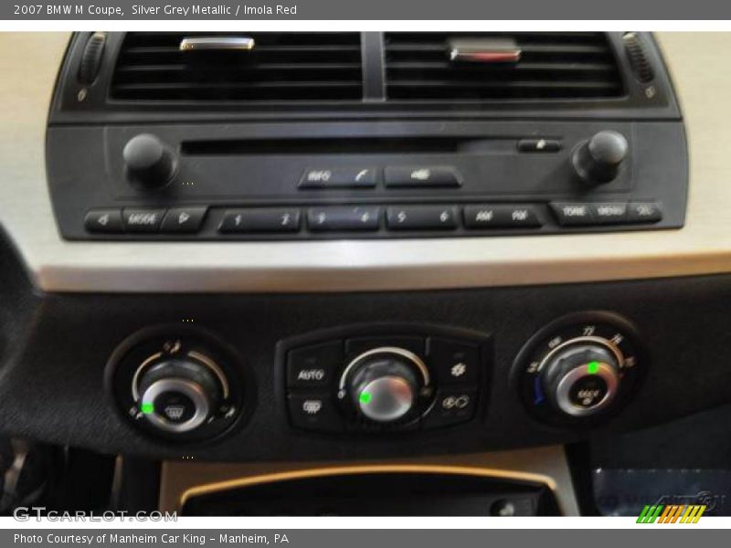 Silver Grey Metallic / Imola Red 2007 BMW M Coupe