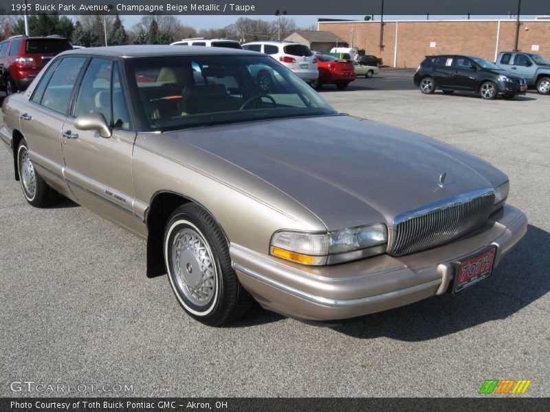 Champagne Beige Metallic / Taupe 1995 Buick Park Avenue