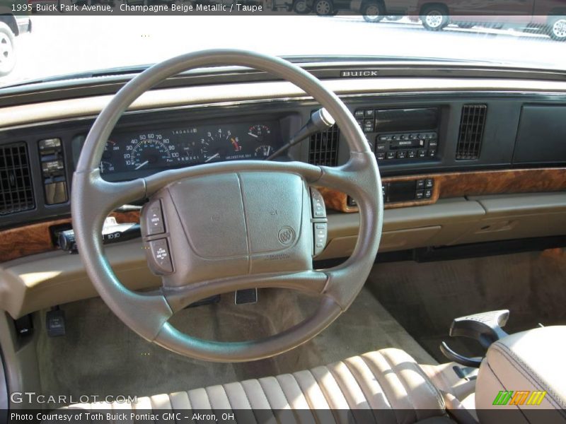 Champagne Beige Metallic / Taupe 1995 Buick Park Avenue