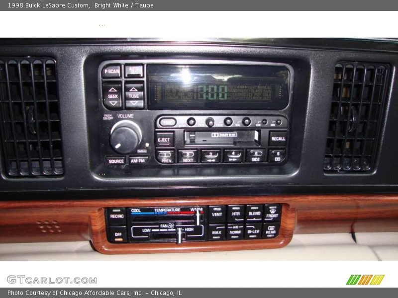 Bright White / Taupe 1998 Buick LeSabre Custom