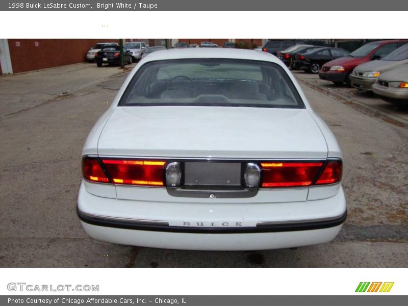 Bright White / Taupe 1998 Buick LeSabre Custom