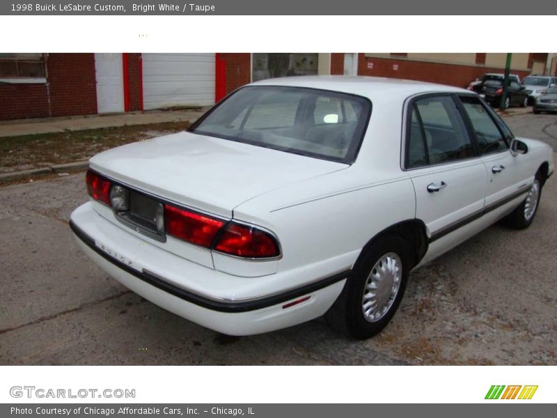 Bright White / Taupe 1998 Buick LeSabre Custom