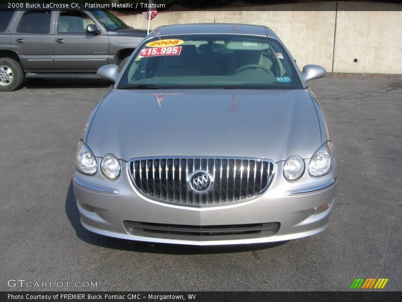 Platinum Metallic / Titanium 2008 Buick LaCrosse CX