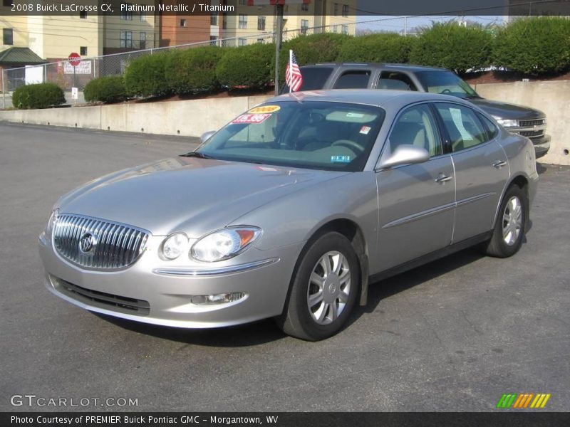 Platinum Metallic / Titanium 2008 Buick LaCrosse CX