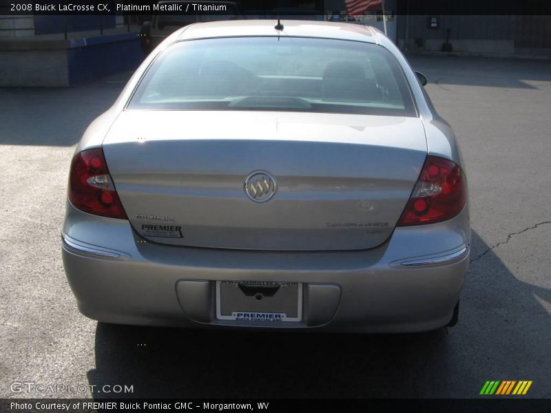 Platinum Metallic / Titanium 2008 Buick LaCrosse CX