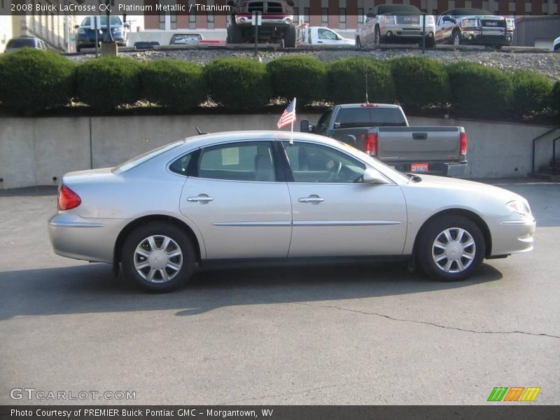 Platinum Metallic / Titanium 2008 Buick LaCrosse CX