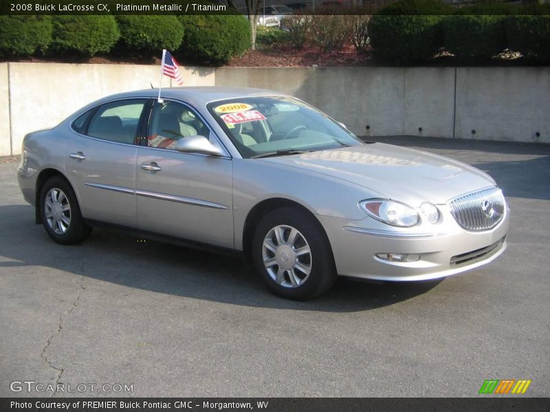Platinum Metallic / Titanium 2008 Buick LaCrosse CX