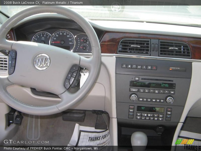 Platinum Metallic / Titanium 2008 Buick LaCrosse CX