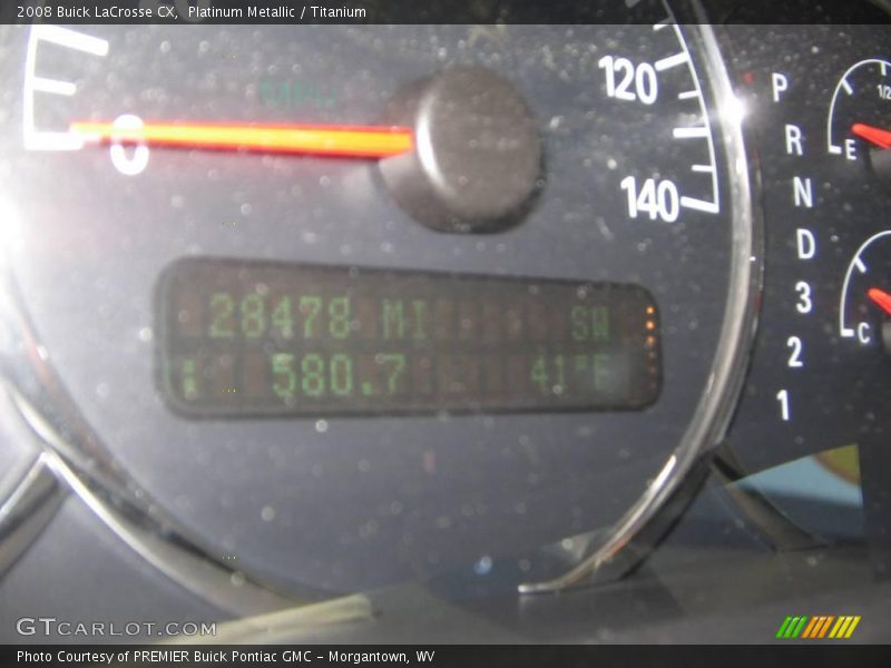 Platinum Metallic / Titanium 2008 Buick LaCrosse CX