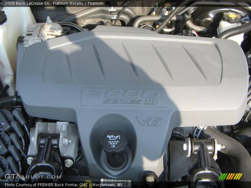 Platinum Metallic / Titanium 2008 Buick LaCrosse CX