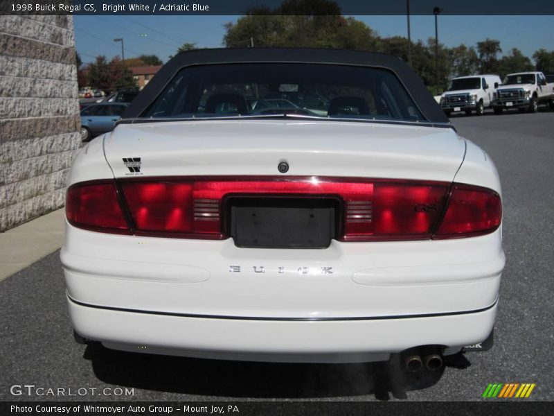 Bright White / Adriatic Blue 1998 Buick Regal GS