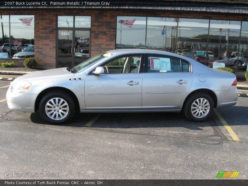 Platinum Metallic / Titanium Gray 2007 Buick Lucerne CX