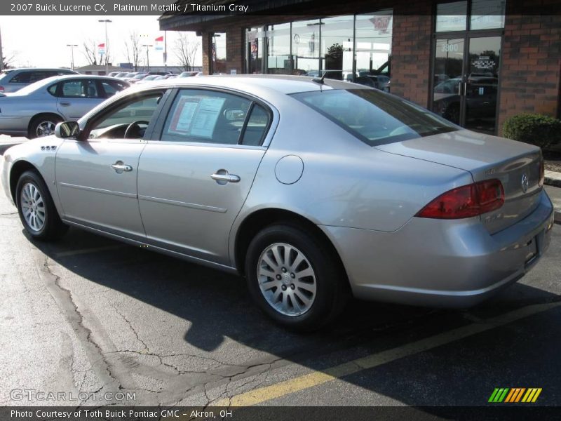 Platinum Metallic / Titanium Gray 2007 Buick Lucerne CX