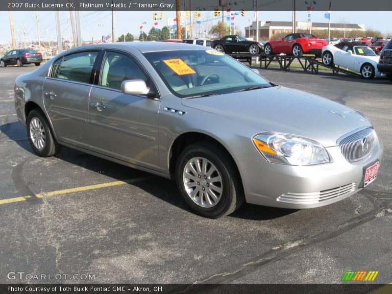 Platinum Metallic / Titanium Gray 2007 Buick Lucerne CX