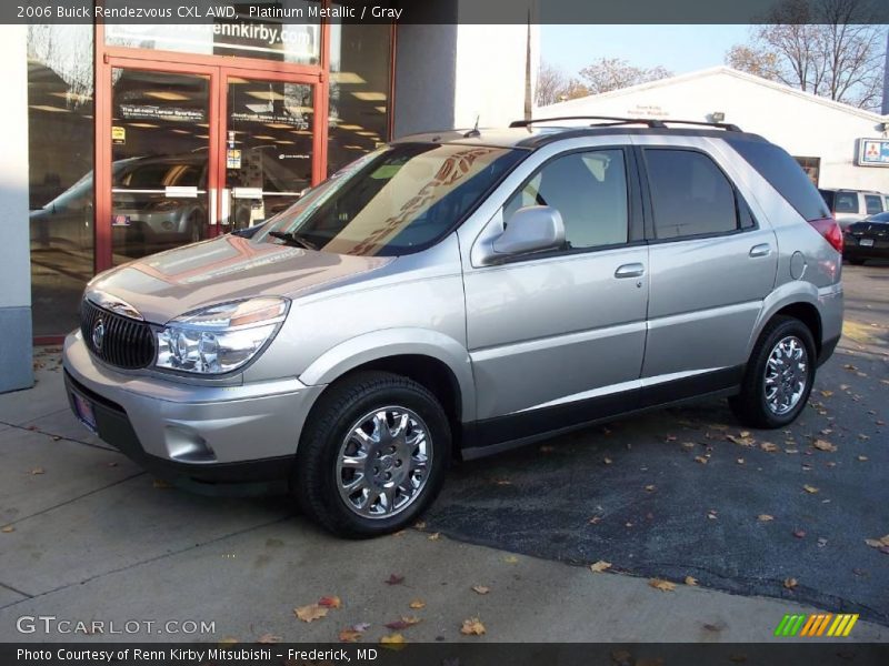 Platinum Metallic / Gray 2006 Buick Rendezvous CXL AWD