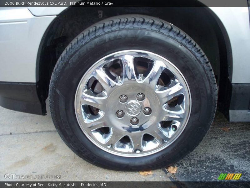 Platinum Metallic / Gray 2006 Buick Rendezvous CXL AWD