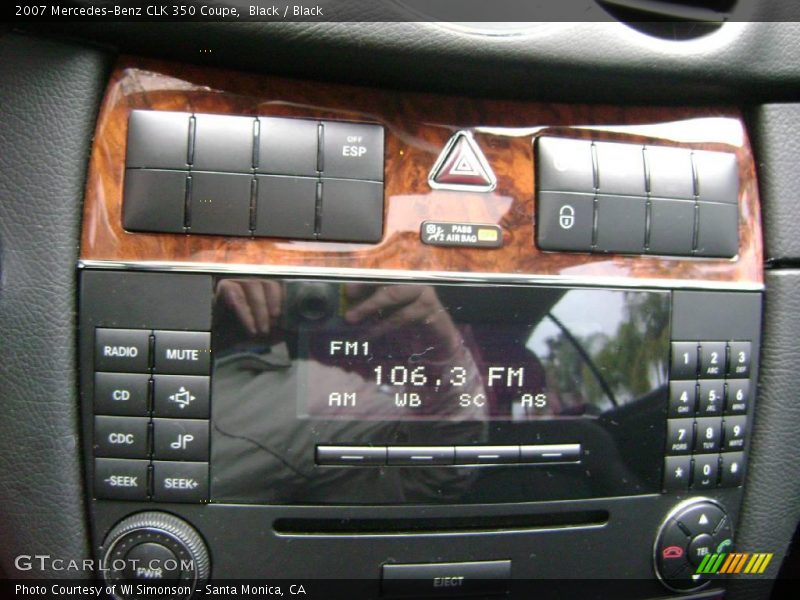 Black / Black 2007 Mercedes-Benz CLK 350 Coupe