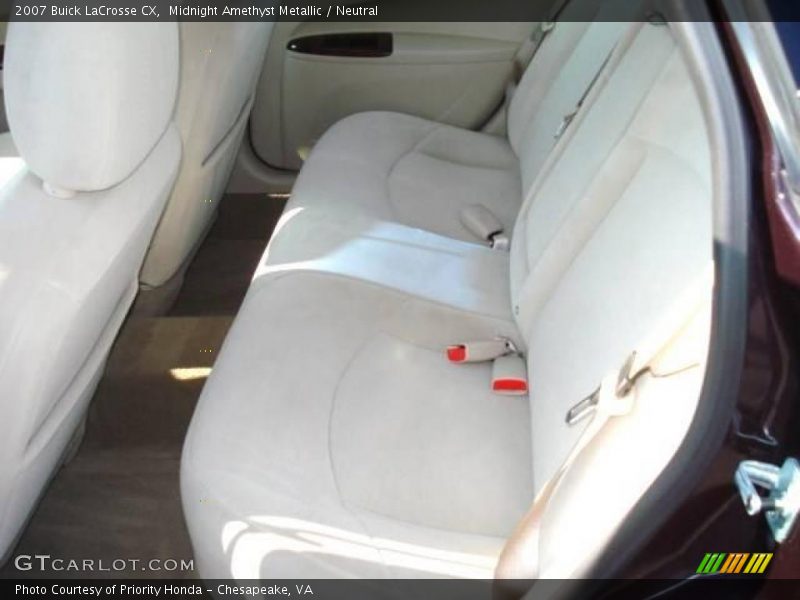Midnight Amethyst Metallic / Neutral 2007 Buick LaCrosse CX