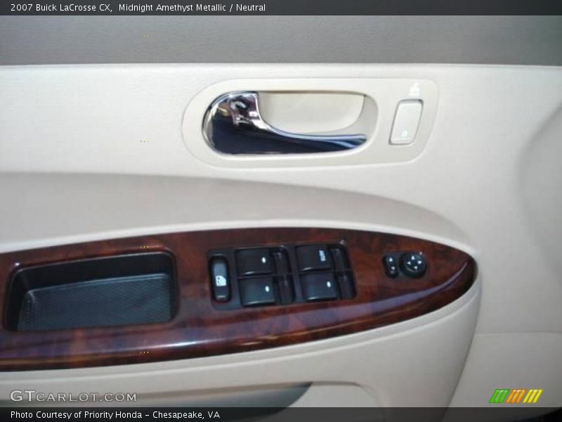 Midnight Amethyst Metallic / Neutral 2007 Buick LaCrosse CX