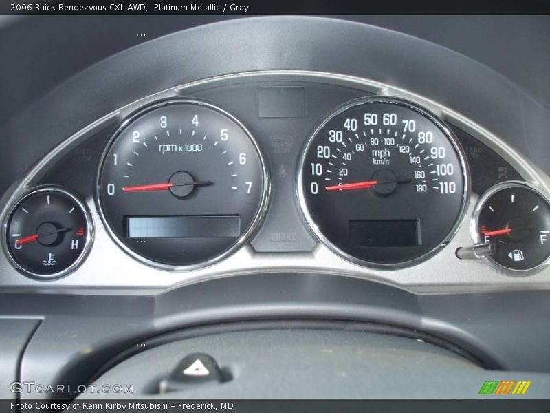 Platinum Metallic / Gray 2006 Buick Rendezvous CXL AWD
