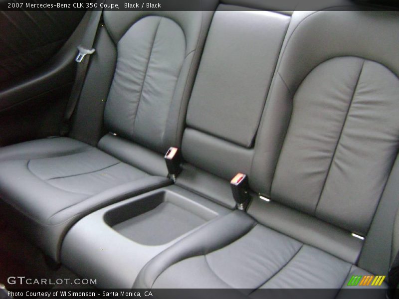 Black / Black 2007 Mercedes-Benz CLK 350 Coupe