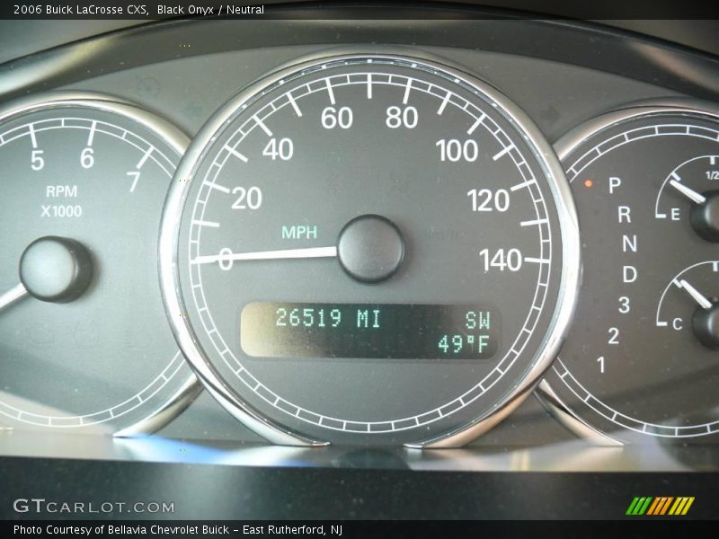 Black Onyx / Neutral 2006 Buick LaCrosse CXS