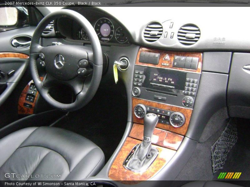 Black / Black 2007 Mercedes-Benz CLK 350 Coupe
