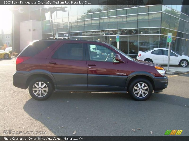 Medium Red Metallic / Gray 2003 Buick Rendezvous CXL AWD