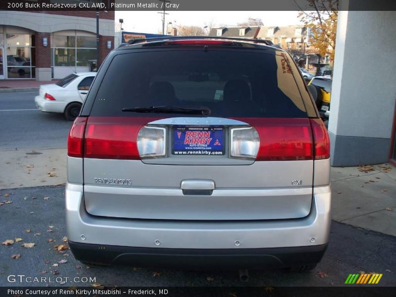 Platinum Metallic / Gray 2006 Buick Rendezvous CXL AWD