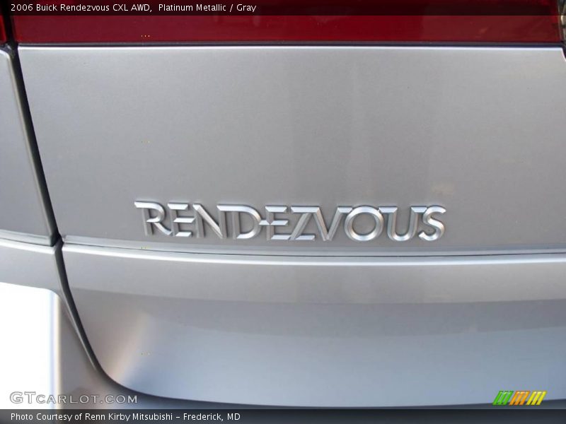 Platinum Metallic / Gray 2006 Buick Rendezvous CXL AWD