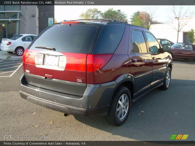 Medium Red Metallic / Gray 2003 Buick Rendezvous CXL AWD