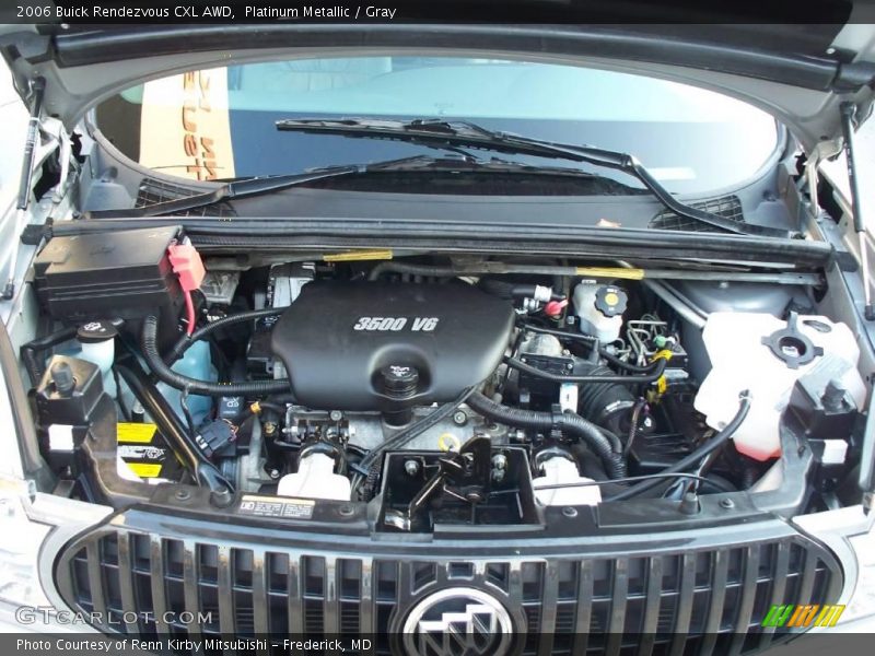 Platinum Metallic / Gray 2006 Buick Rendezvous CXL AWD