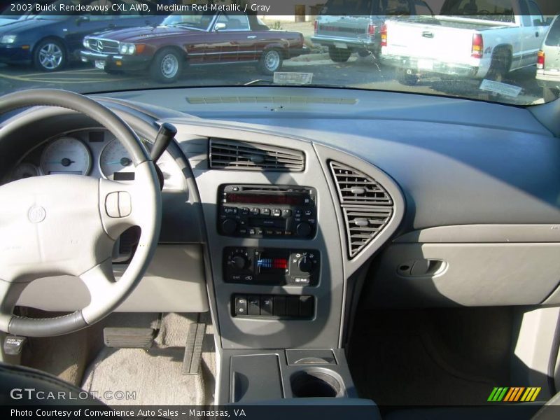 Medium Red Metallic / Gray 2003 Buick Rendezvous CXL AWD