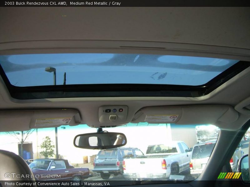 Medium Red Metallic / Gray 2003 Buick Rendezvous CXL AWD