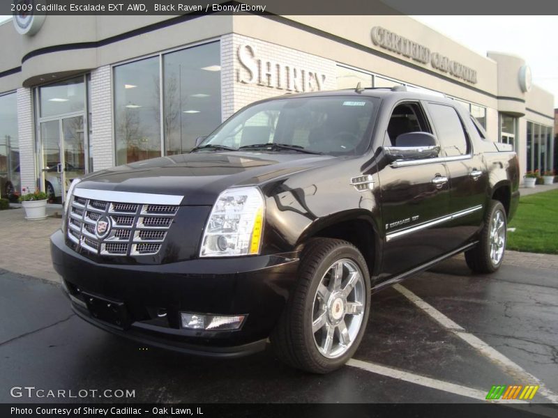 Black Raven / Ebony/Ebony 2009 Cadillac Escalade EXT AWD